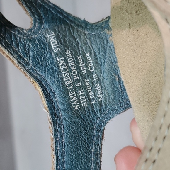 Abeo Womens Crescent Syone Leather Hook&loop Sandals shoes sz 6N - Picture 13 of 13